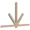 Ekena Millwork Kennewick Smooth Timber Gable Bracket, Douglas Fir, 84"W x 49"H x 3 1/2"D x 3 1/2"F, 14/12 Pitch GBW084X49X0404KEN00SDF - alternate 4